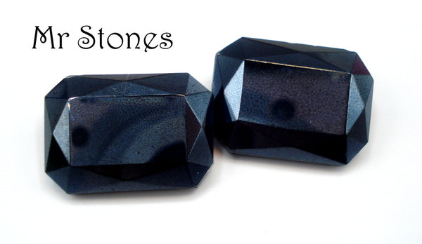 18x13mm (4626/2) TTC Hematite Cushion Octagon