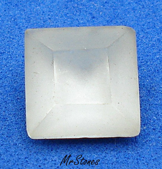 8mm (4400) Crystal Frosted Square Shape West Germany US Zone