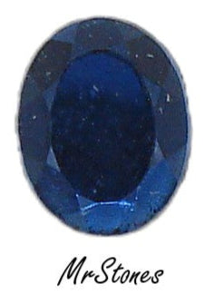 6x4.8mm (2130/2) Dark Sapphire Oval Rose Cut Flatback  4pk/$1.00