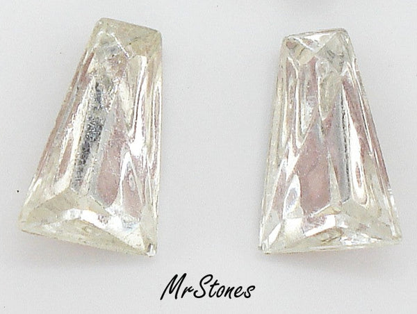 8.5x6x3mm (4700/2) #18 TTC Crystal Tapered Baguette Keystone 5pk/$1.00