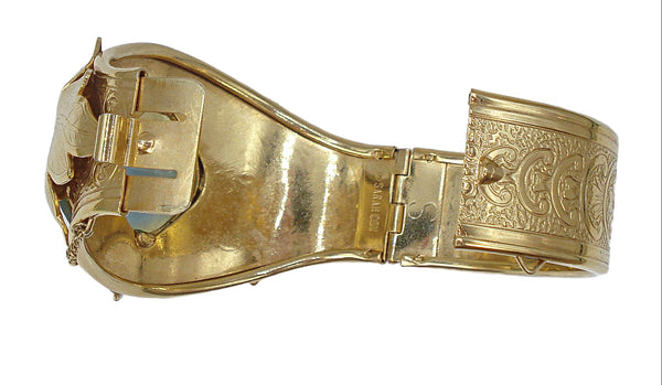 Sarah Coventry "Versailles" Hinged Statement Bracelet