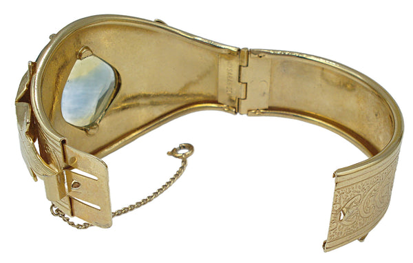 Sarah Coventry "Versailles" Hinged Statement Bracelet