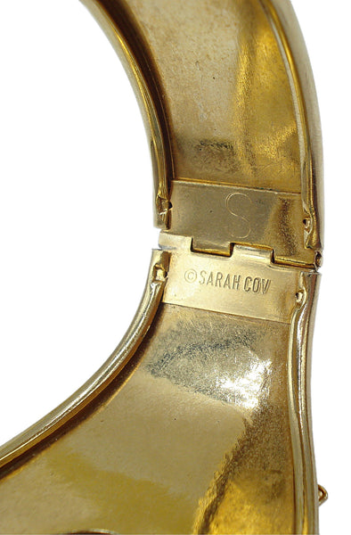 Sarah Coventry "Versailles" Hinged Statement Bracelet