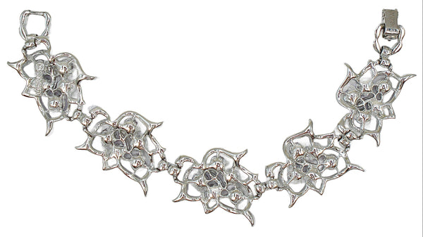 Sarah Coventry Siam AB Leafy Bracelet