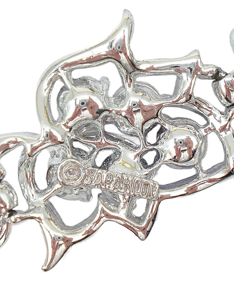 Sarah Coventry Siam AB Leafy Bracelet