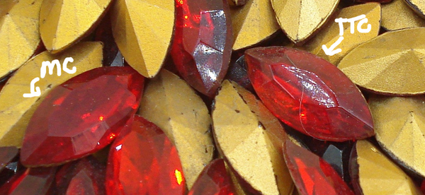 15x7mm (4200/2) TTC/2 Siam Red Czech Marquise Navette