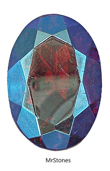 25x18mm (4130/2) Ruby AB Oval Shape West Germany