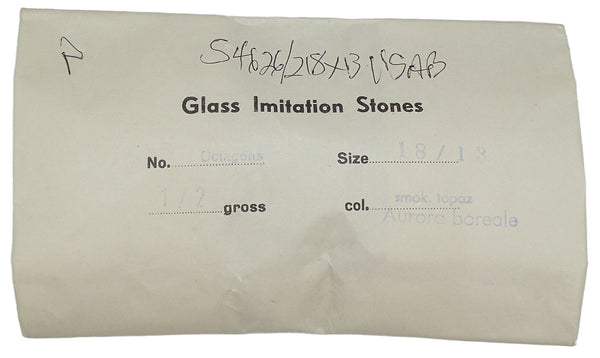 18x13mm (4626/2) TTC Smoked Topaz AB Cushion Octagon