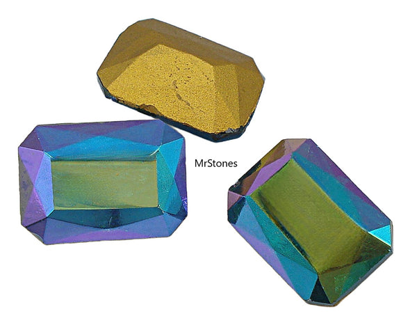 18x13 mm (4626/2) TTC Emerald AB Cushion Octagons
