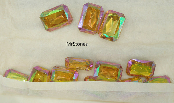 18x13 mm (4626/2) TTC Topaz AB Cushion Octagons
