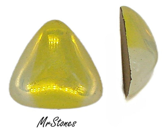 12x13mm (TRI) Yellow Sabrina Triangle Shape Cabochon 4.6mm Thick