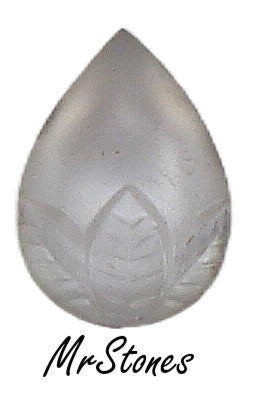 15x11mm Light Amethyst Frosted Matte Acorn Tulip Leaf Teardrop Shape