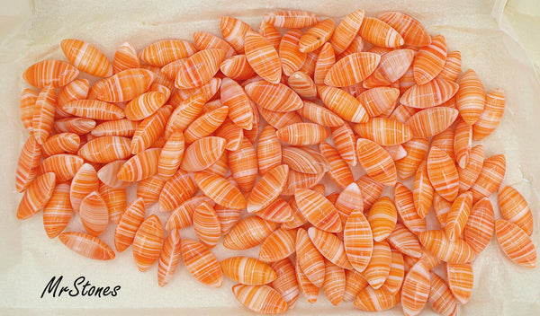 15x7mm (3175) Hyacinth Agate Glass Marquise Navette Cabochon West Germany 4pcs/$1.00