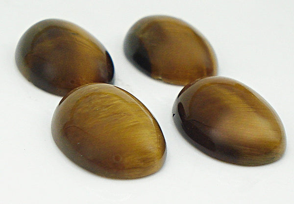 14x10mm Natural Tiger's Eye Oval Cabochon