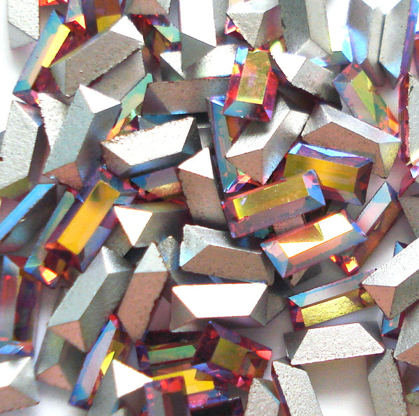 5x2.5mm (4500) Rose AB Baguette