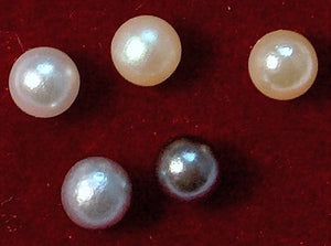 3.5mm Round Undrilled Imitation Pearls (25pk)