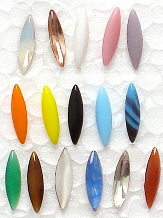 15x4mm (3146) Marquise Buff Top Doublets