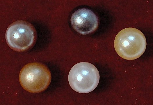 4mm Round Undrilled Imitation Pearls