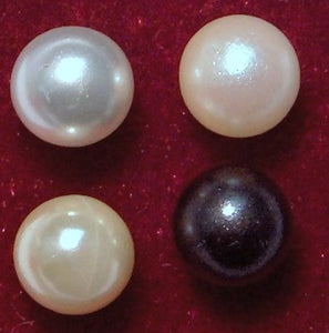 5mm Round Undrilled Imitation Pearls