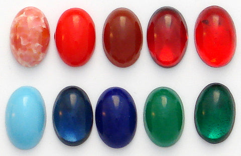 12x8mm (2195)  Oval Cabochons