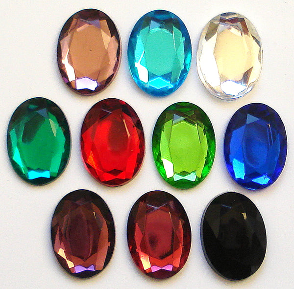 18x13mm TTC/2 Oval Flat Backs