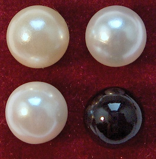 7mm Round Undrilled Imitation Pearls