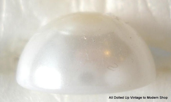20mm Imitation Pearl Round Cabochon High Dome Acrylic