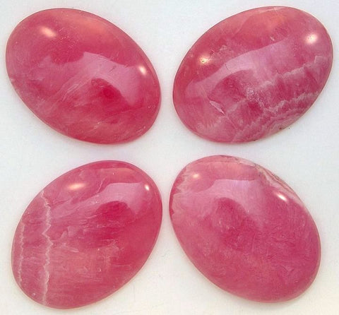 25x18mm Natural Rhodocrosite Oval Cabochons