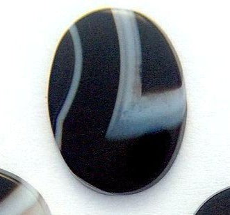 16X12mm Sardonyx Agate Buff Top Ovals