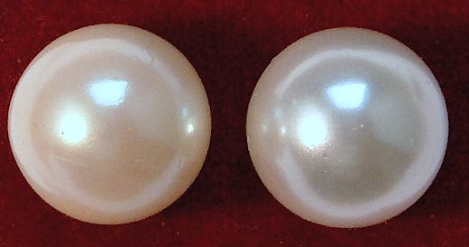 10mm Round Undrilled Imitation Pearls