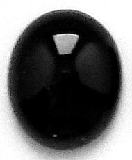 12x10mm Black Onyx Oval Cabs