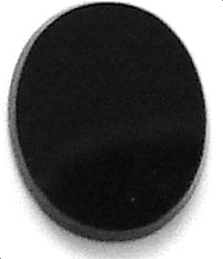 12x10mm Black Onyx Flat-top Ovals