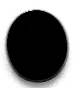 14x12mm Black Onyx Flat-top Ovals