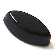 6x3mm Natural Black Onyx Buff-top Marquises