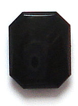 8x7mm Black Only Buff-top Cushion Octagon