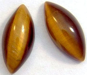 15x7mm Marquise Cab Natural Tiger's Eye