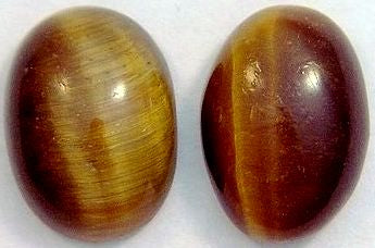 14x10mm Oval Cab Natural Tiger's Eye