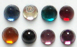 4mm (2099/4) Round Cabochons (High Dome)
