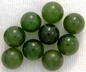 6.25mm Undrilled Balls Nephrite Jade