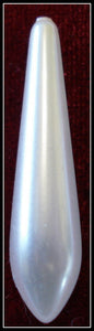 30x8mm Pear (Spear) Shape Imitation Pearls One Hole (Half Drilled)