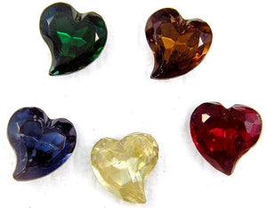 15mm Curved Fancy Heart Shapes