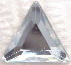 13mm Triangle Rose Cut (Acrylic) Crystal Color