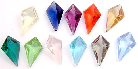 13x8mm (TTC/2) Pointed Back Kite Shapes