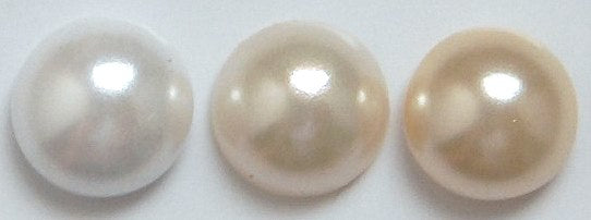 6mm Imitation Pearl Round Cabochons