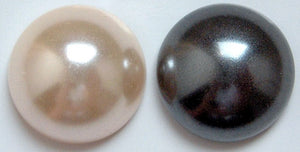 16mm Imitation Pearl Round Cabochons