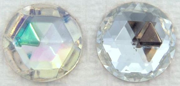 18mm (3293) Rauten Rose Cut Rounds