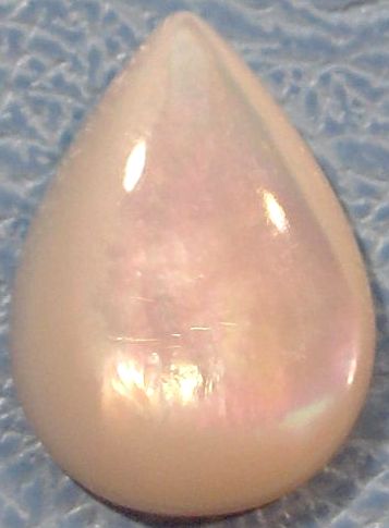 18x13mm Pear Shape White Mother of Pearl