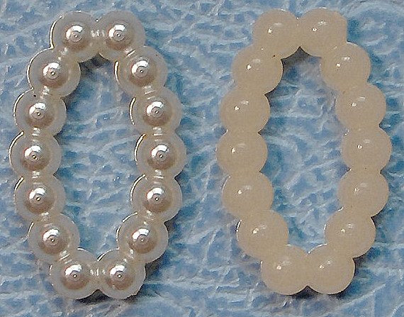13x7mm Marquise Imitation Pearl Rings