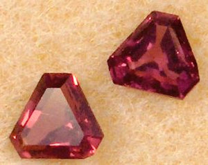 5mm Rhodolite Triangle Shape Garnet