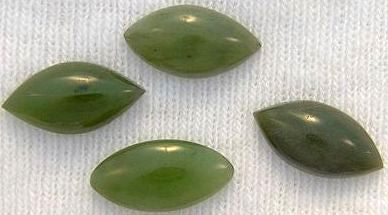 12x6mm Marquise Cabochon Nephrite Jade
